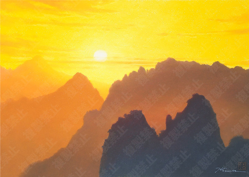 黄山の朝の商品画像